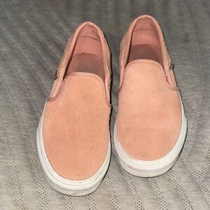 Vans Coral Suede Slip Ons